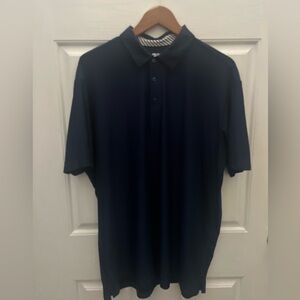 PRE-OWNED AVANDO ALEX MEN'S PERFORMANCE POLO- NAVY- X-LARGE